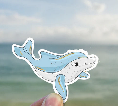 Dolphin Vinyl Sticker