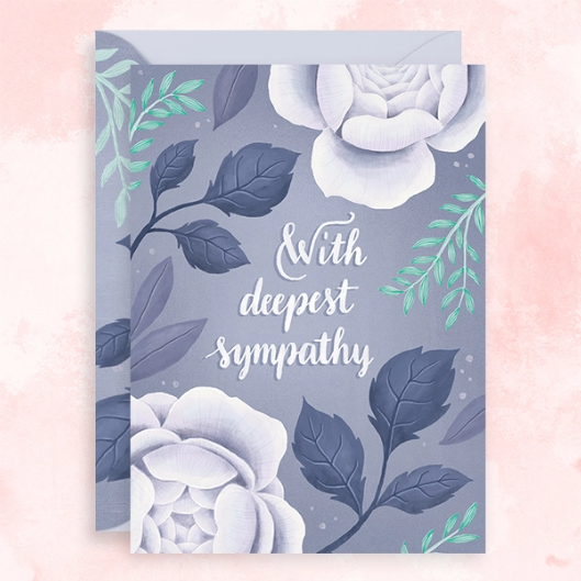 With Deepest Sympathy - Sympathy Card