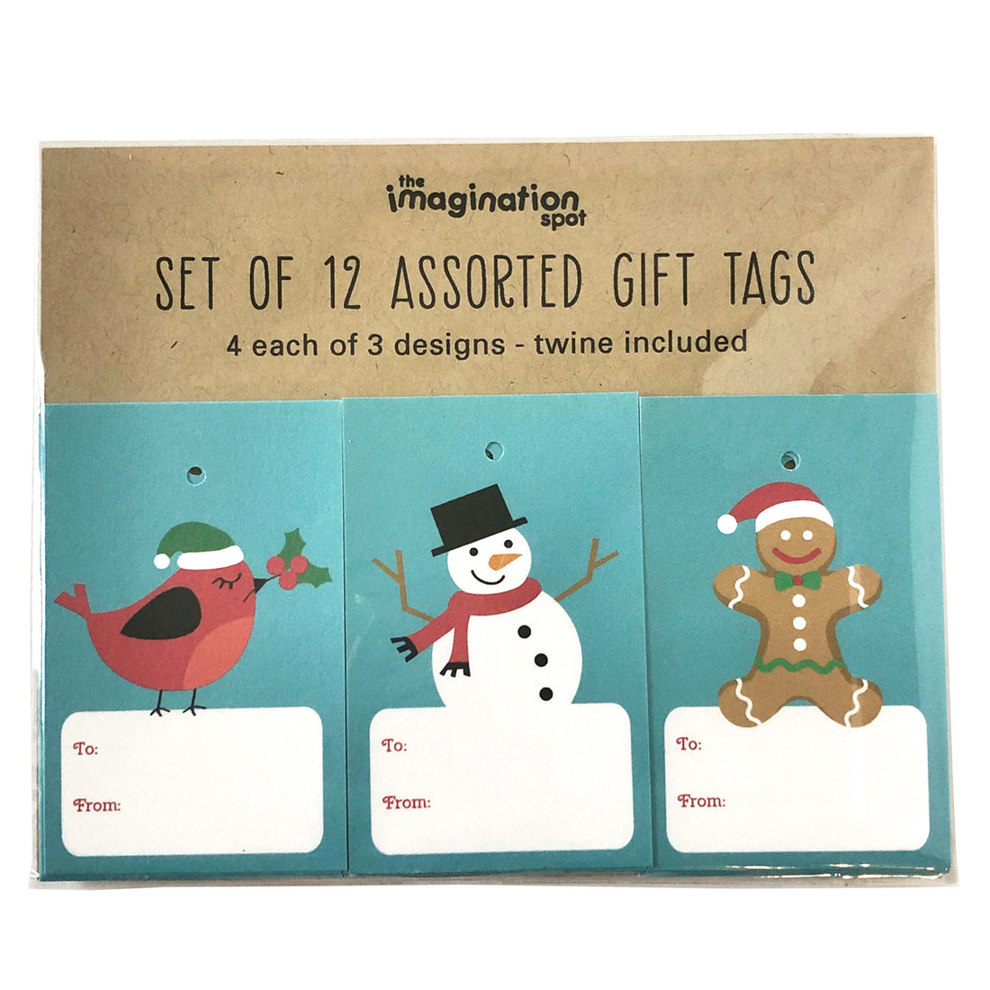 70% OFF - Assorted Holiday Gift Tags Set - Christmas Gift Tags - Various Designs