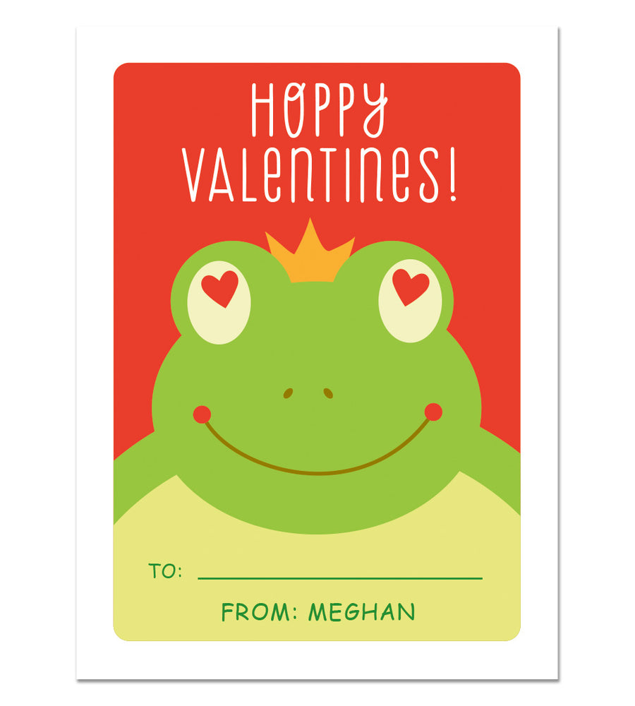 Personalized Valentine Cards - School class valentines