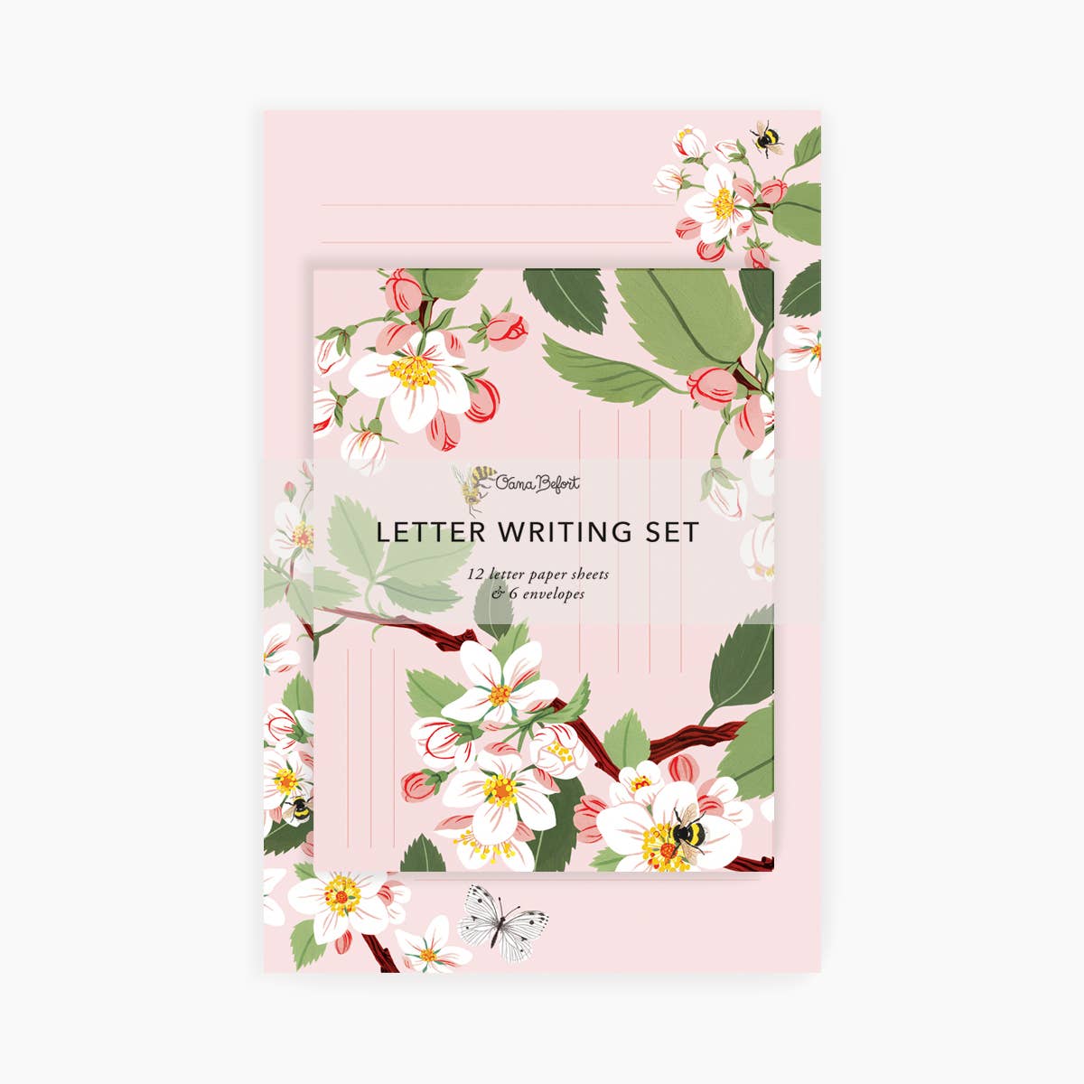 Letter Writing Set - Apple Blossom