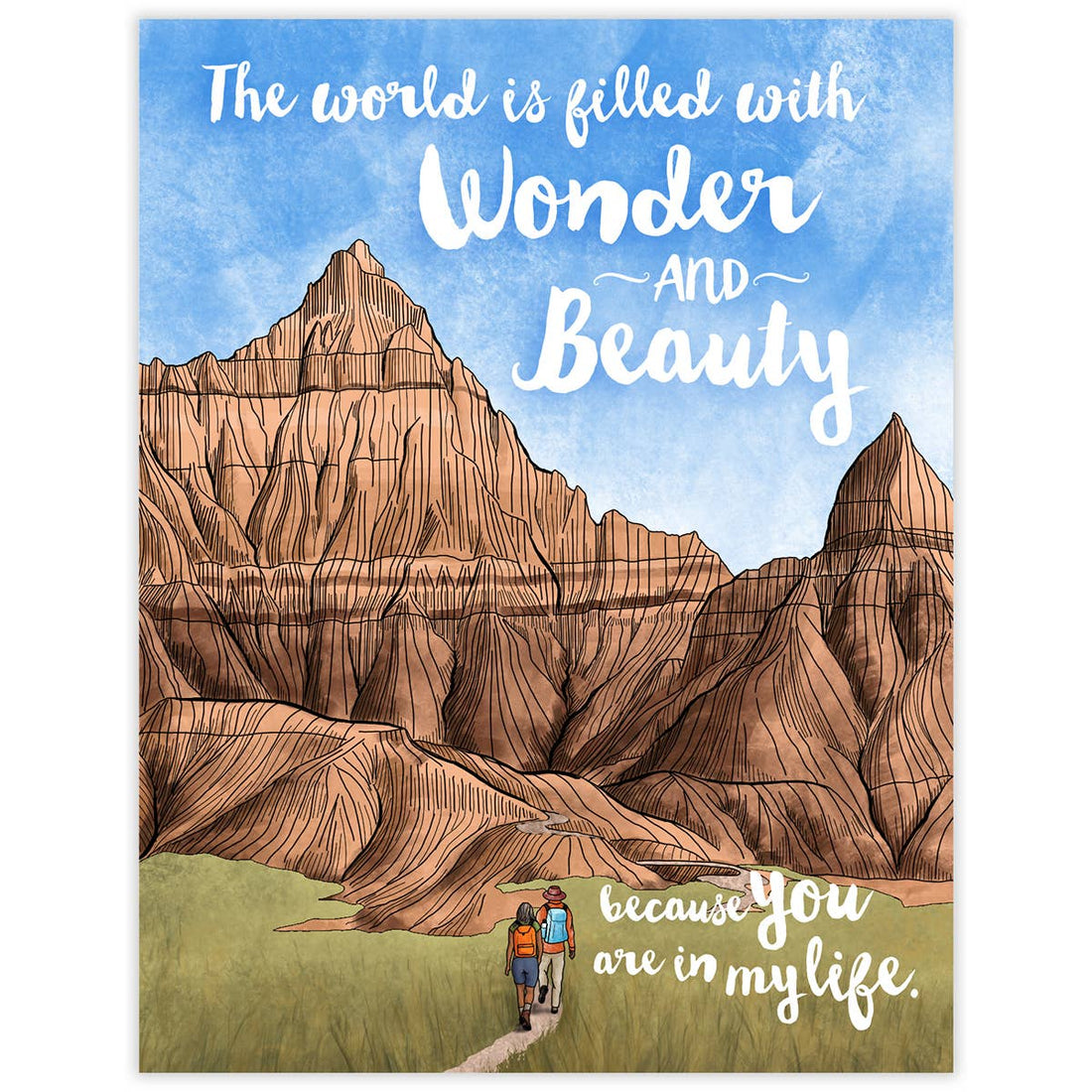 Wonder and Beauty - Love Card
