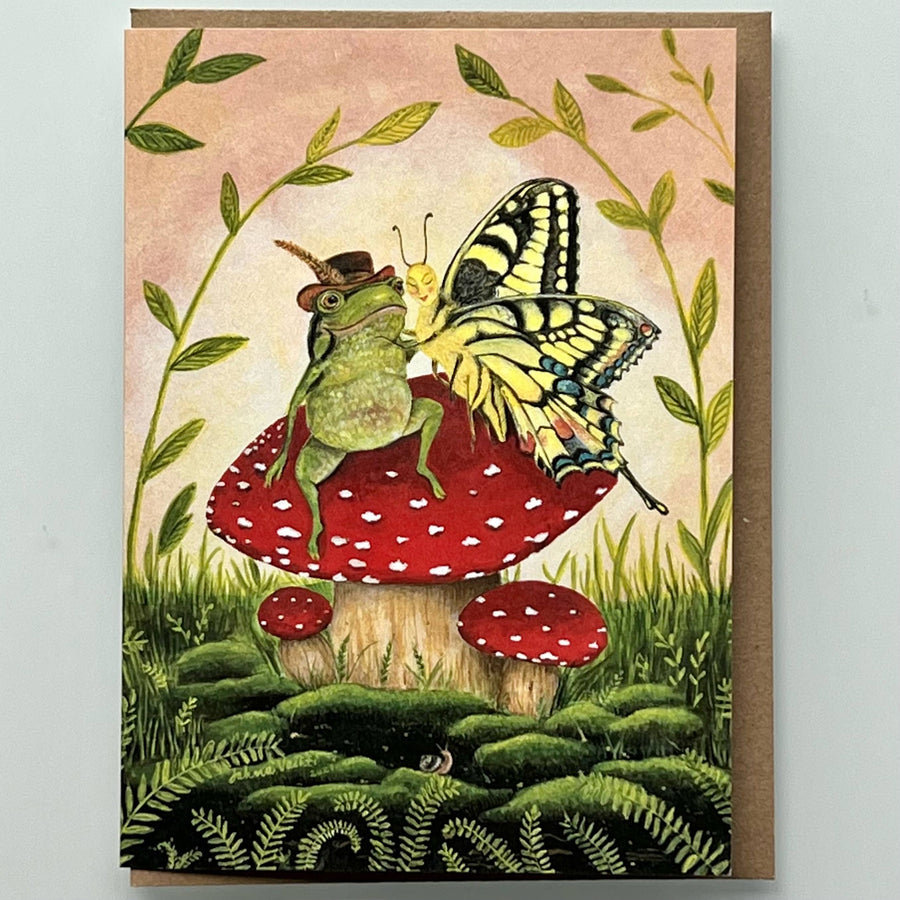 Toadstool Sweethearts - Greeting Card