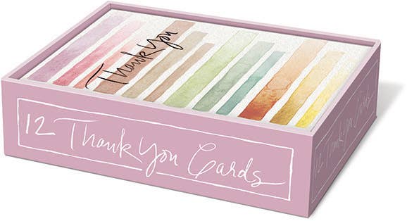 Color Plette Boxed Cards - Thank you card set