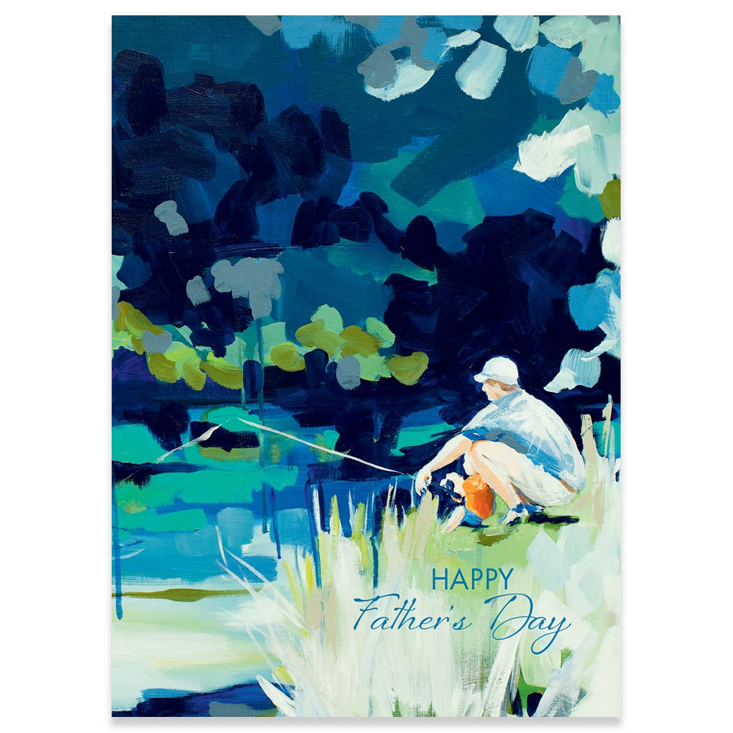 Fishing with dad - Father's Day Card
