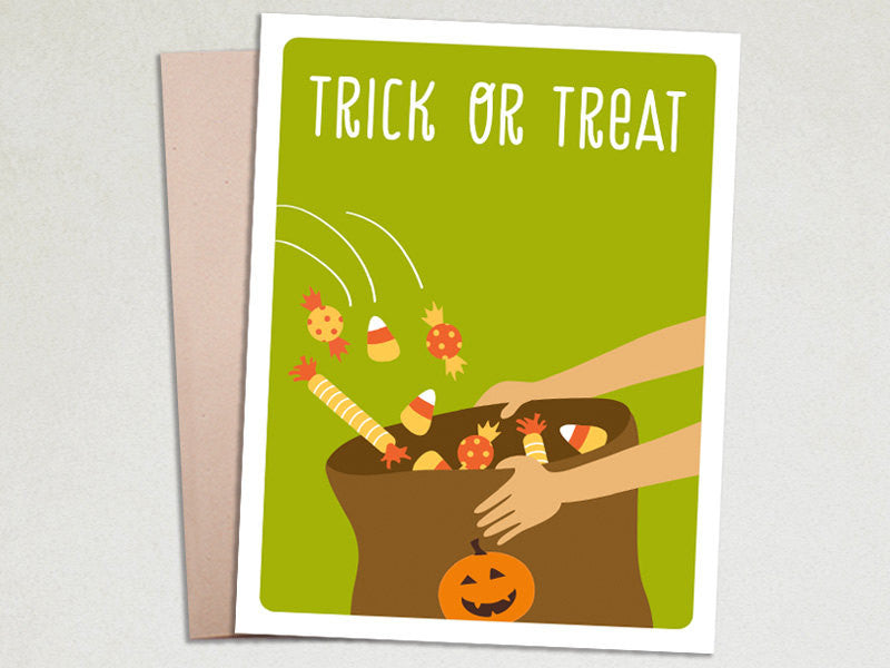 Halloween Card - Trick or Treat - The Imagination Spot - 1